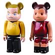 Star Trek Captain Kirk and Uhura Bearbrick 2-Pack Figures